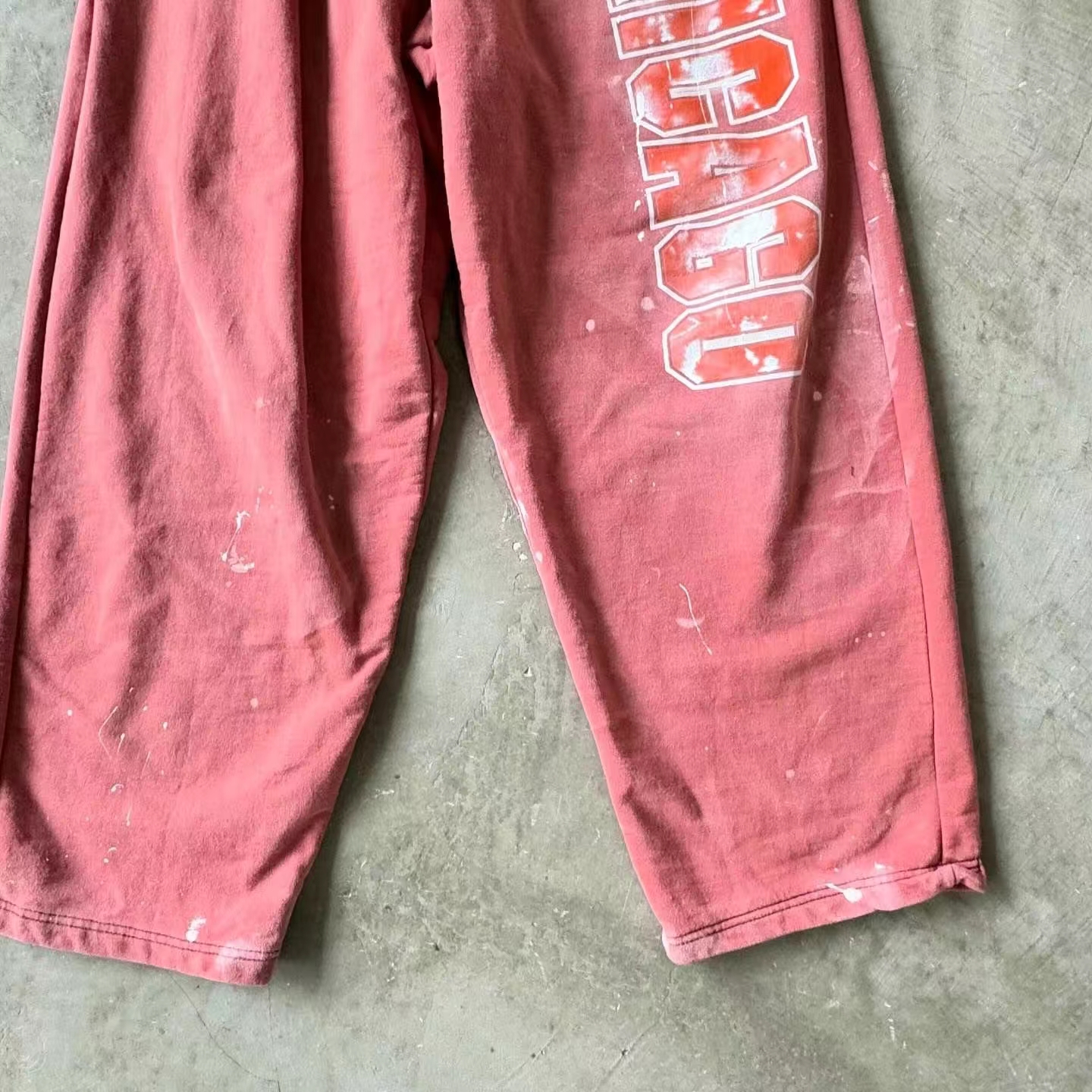 Custom Loose Digital Acid Wash Sweat Pants3