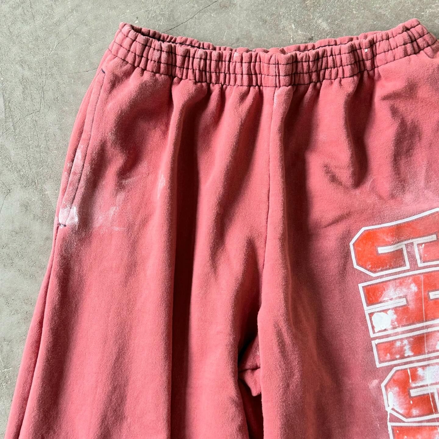 Custom Loose Digital Acid Wash Sweat Pants5